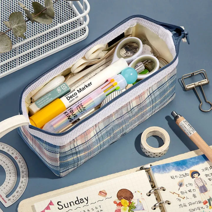 Kawaii Large Capacity Multi-purpose Stationary & Cosmetic Pouch