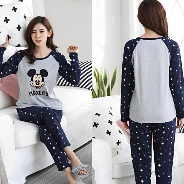Mickey Mouse Printed Night Suit
