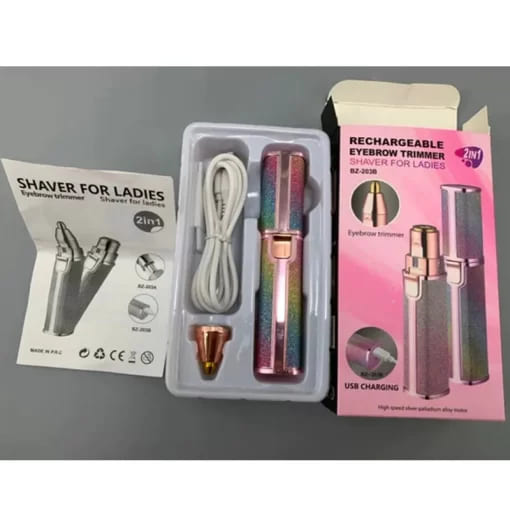 2 in 1 Facial and Eyebrow Trimmer_shaver